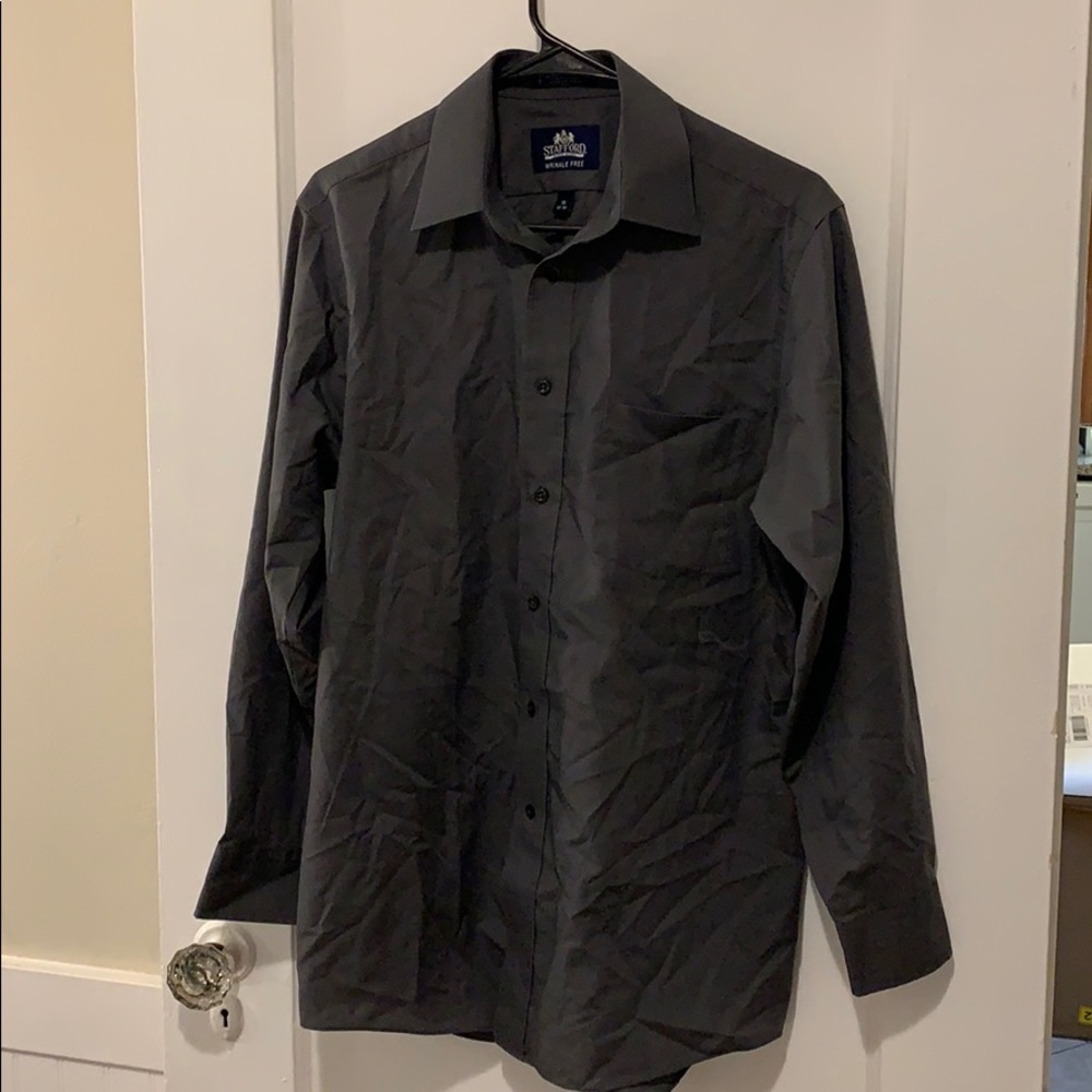 Men’s charcoal dress shirt